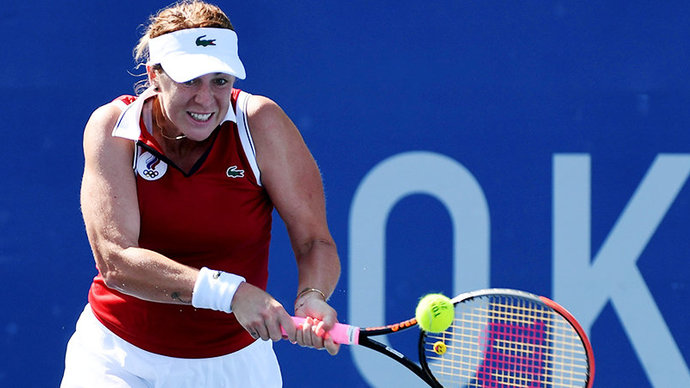 Pavlyuchenkova finished her performance at the tournament in the Czech Republic0