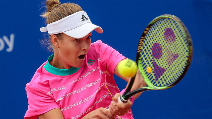 Russian Kalinskaya won the doubles tournament in Slovenia0