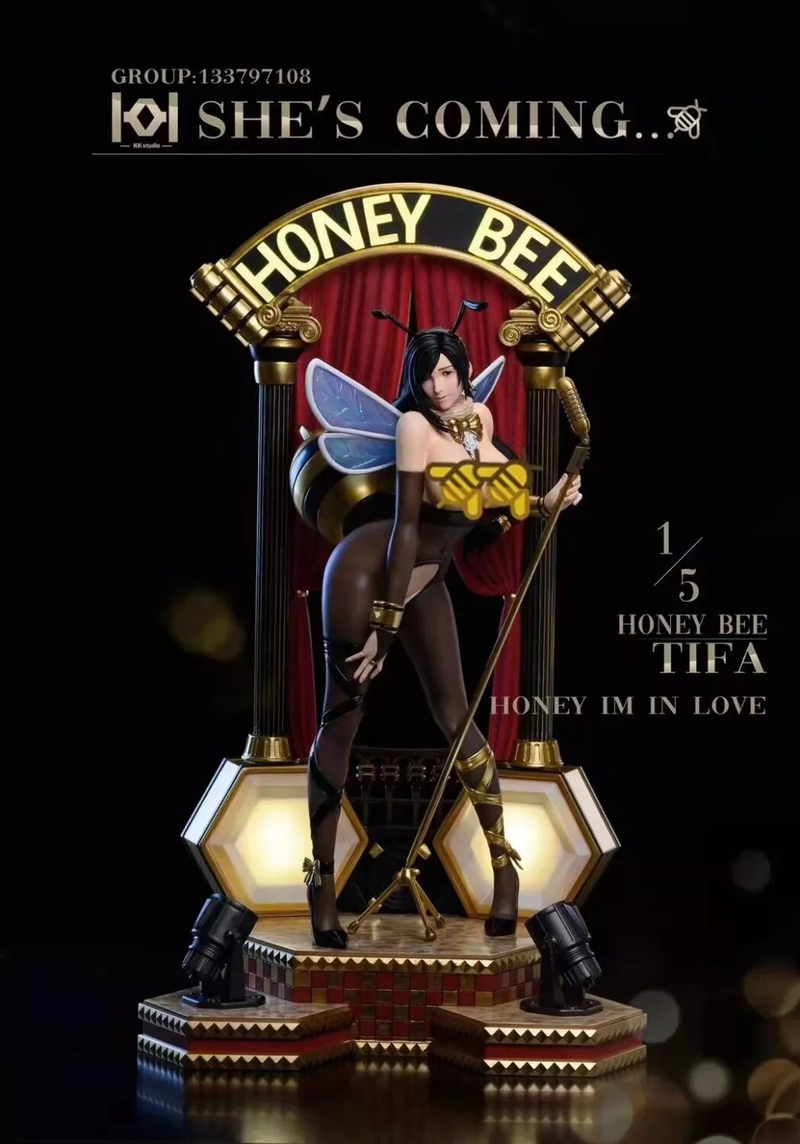 Figurine of Tifa Lockhart in a bee costume. Source: gkfigure.com