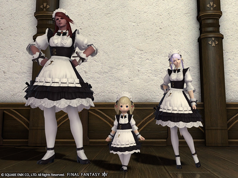 Final Fantasy XIV clothing that will become gender neutral